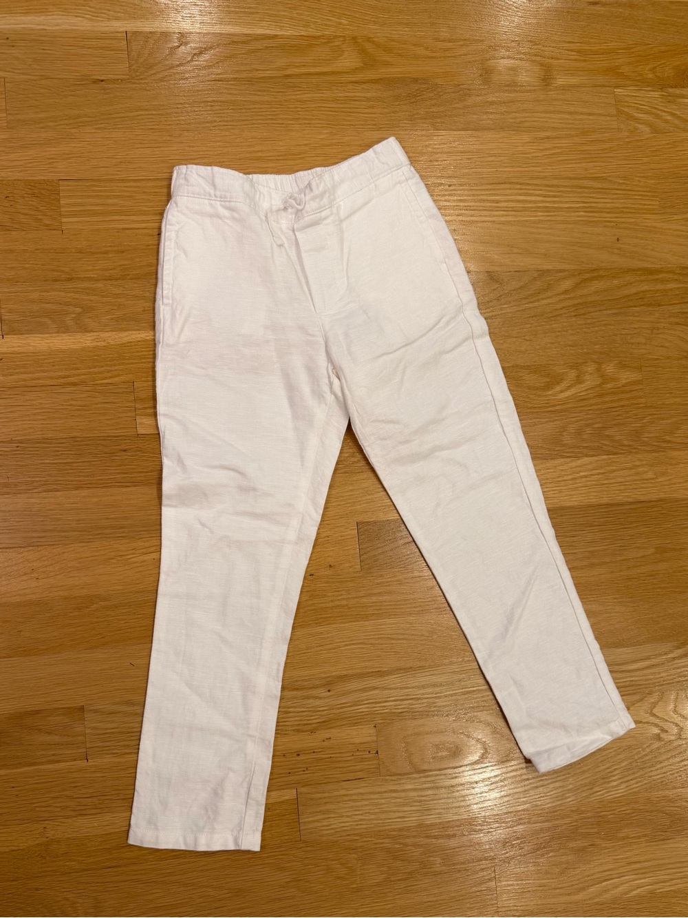 Janie & Jack White Linen Pants for Kids